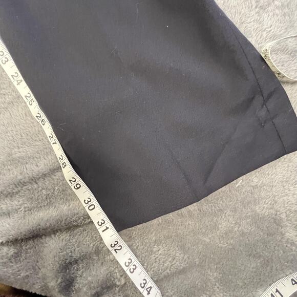 Adolfo Pants Mens 38x32 Black Wool Cashmere Super 140s Dress Slacks Flat Front - Picture 11 of 14